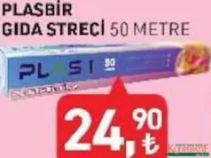 PLASBİR GIDA STRECİ 50 METRE fiyat ve kampanya bilgisi